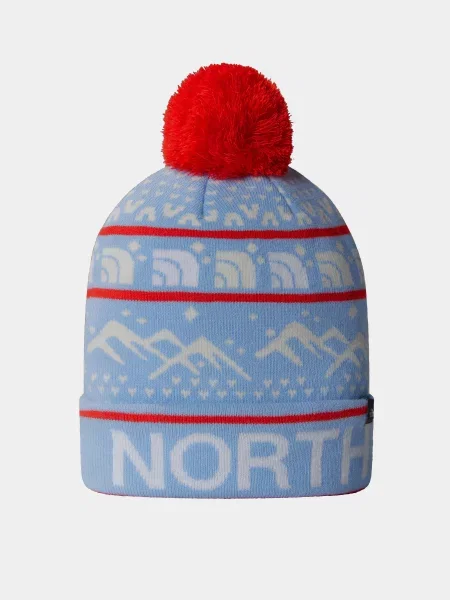 Шапка The North Face голубая