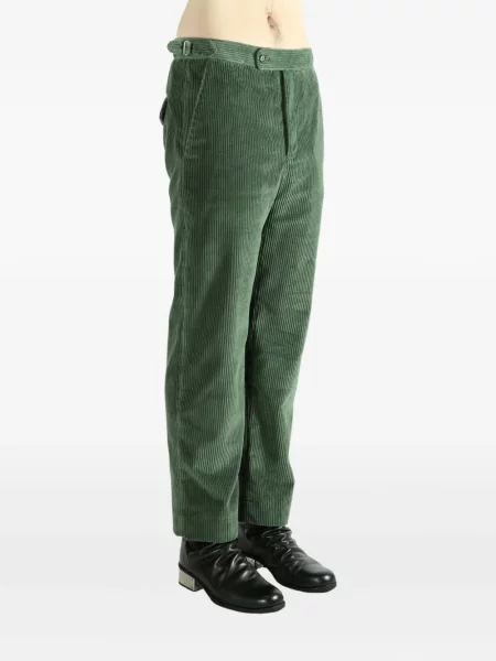 Manšestrové kalhoty Bode zelené