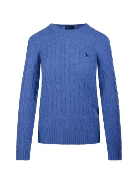 Pulover Polo Ralph Lauren cu broderie albastru
