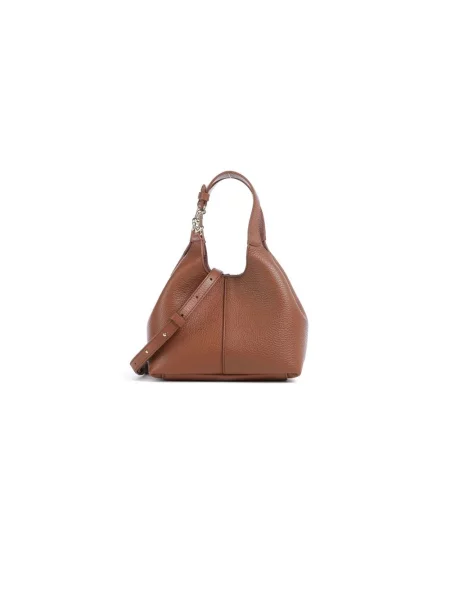 Coccinelle torebka crossbody skórzana brązowa