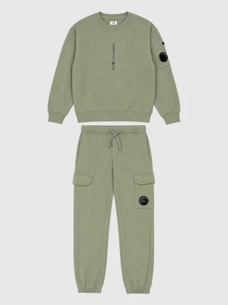 Детский спортивный костюм C.p. Company зеленый