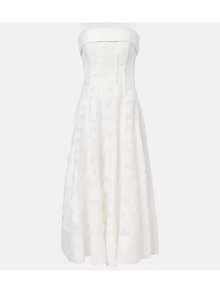 Rochie Simkhai din jacard de costum alb