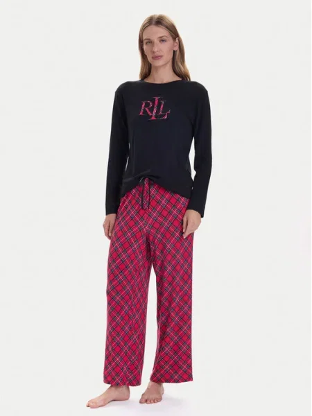 LAUREN RALPH LAUREN Pijama negru