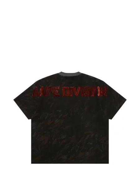 Μπλούζα Aape By *a Bathing Ape® με κέντημα παραλλαγής μαύρο
