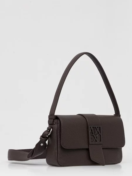 Crossbody kabelka Eax hnedá