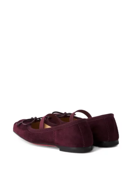 Balerinos Christian Louboutin raudona