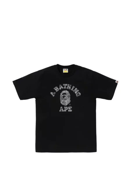 Raštuotas marškinėliai A Bathing Ape® juoda