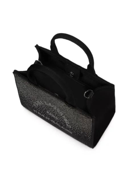 Stras geantă shopper Karl Lagerfeld negru