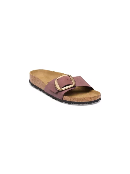 Birkenstock Klapki Madrid Big Buckle rosa różowe
