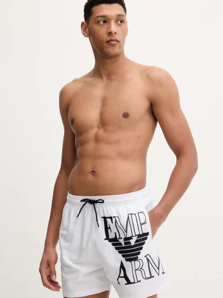 Emporio Armani Szorty kąpielowe biały