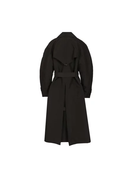 Długi trencz Moncler czarny