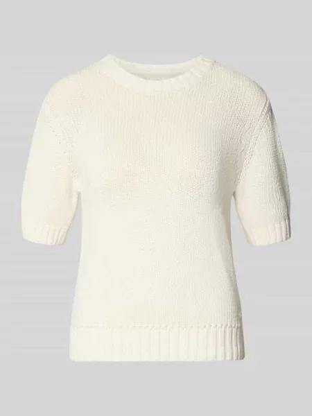 Sweter dzianinowy z krótkim rękawem Fynch-hatton