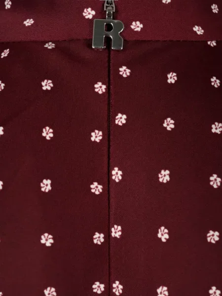 Rochie mini Rotate Birger Christensen cu model floral cu imagine roșu