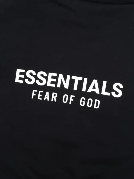 Bluza z kapturem dziecięca Fear Of God Essentials czarna