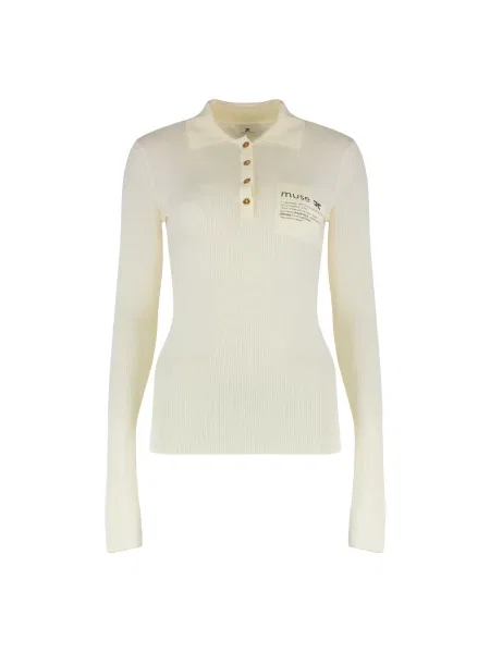 Sweter Elisabetta Franchi biały
