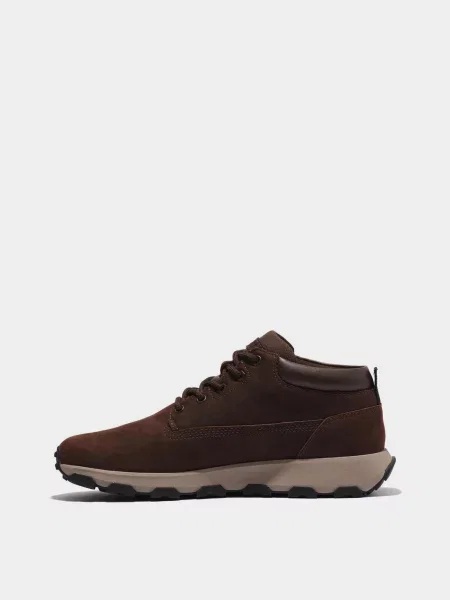 Кожаные кроссовки Timberland коричневые