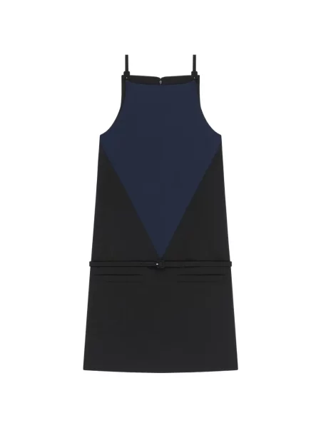 Rochie mini Courreges cu cataramă negru