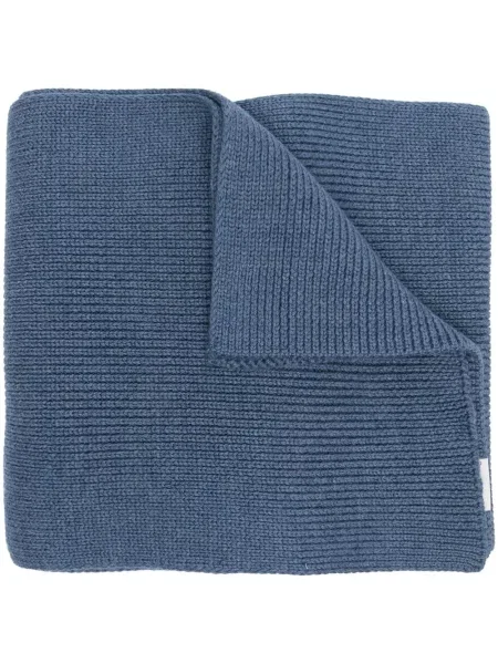 Fular Woolrich tricotate albastru