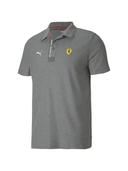 Scurt tricou polo Puma gri