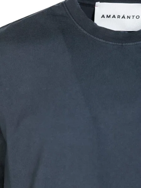 Tricou Amaranto cu decolteu rotund albastru