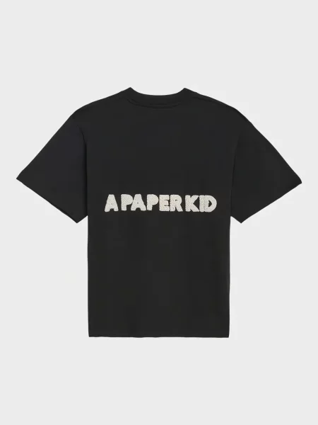 Tricou A Paper Kid negru