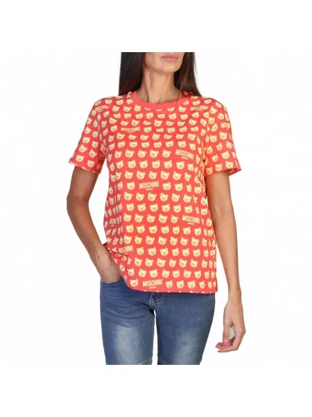 Koszulka Moschino różowa