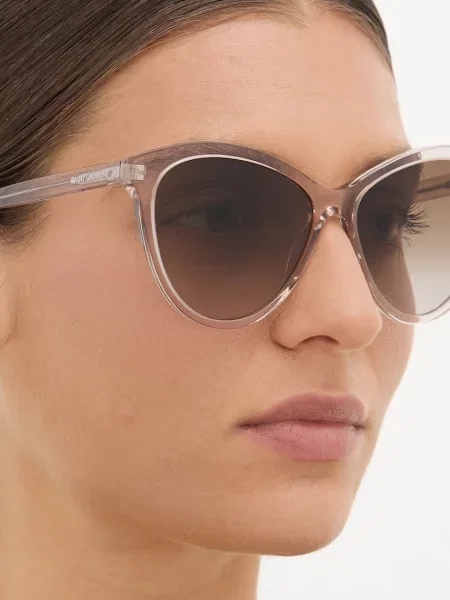 Saint Laurent cat eyes napszemüveg női bézs