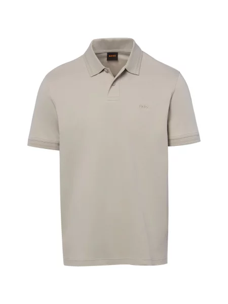 BOSS Orange koszulka polo Pe_Interlock Mężczyźni S szary