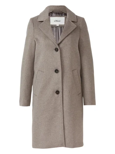 S.Oliver Prehoden plašč temno siva