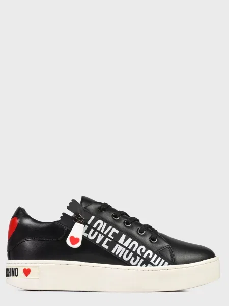 Кеди Love Moschino чорні