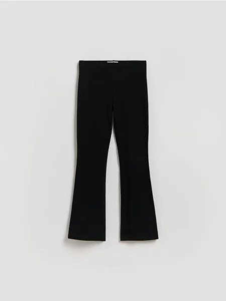 Reserved Pantaloni flare negru