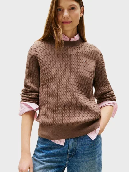 Светр Tommy Hilfiger коричневий