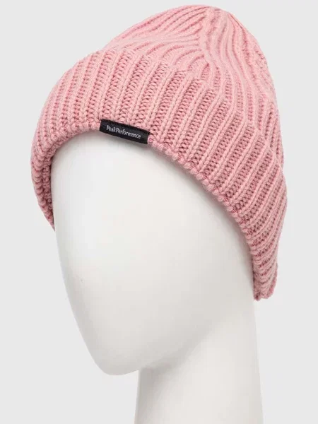 Peak Performance beanie kapa z volno Mason roza