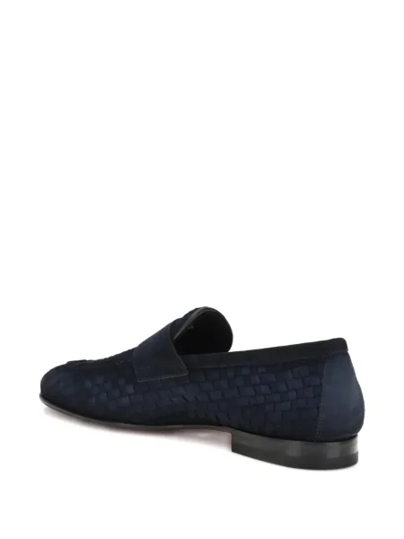 Pantofi loafer Santoni albastru