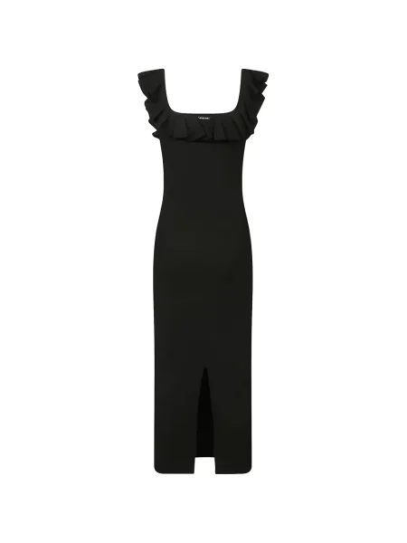 Rochie cu volane Michael Kors cu volane de costum negru