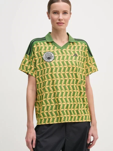 Adidas polo x Farm Rio zielony