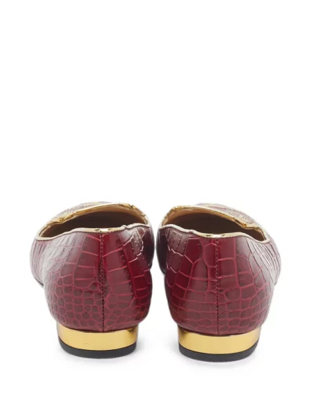 Pantofi loafer Charlotte Olympia roșu