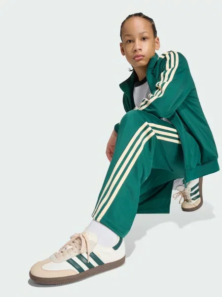 Детские брюки Adidas зеленые