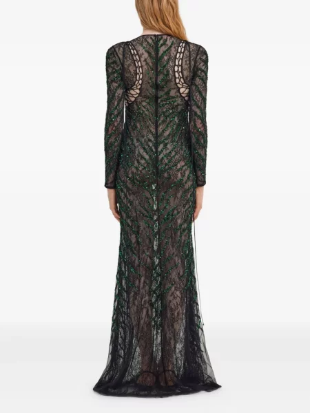 Lung rochie maxi Roberto Cavalli negru
