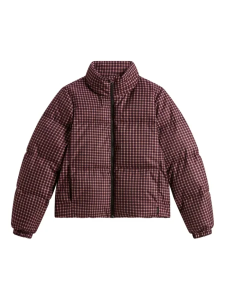 Geacă Woolrich în carouri roșu