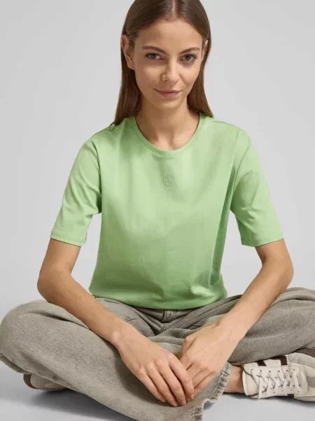 T-shirt z nadrukiem z logo model ‘Melea’ Msch Copenhagen