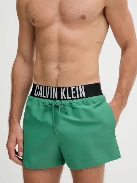 Плувни шорти Calvin Klein зелено