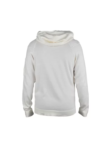 Bluza z kapturem C.p. Company z kapturem biała