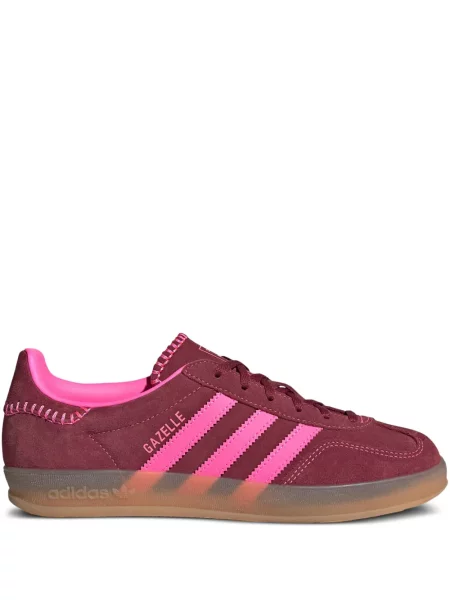 Sneakerși Adidas Gazelle din piele de căprioară roșu
