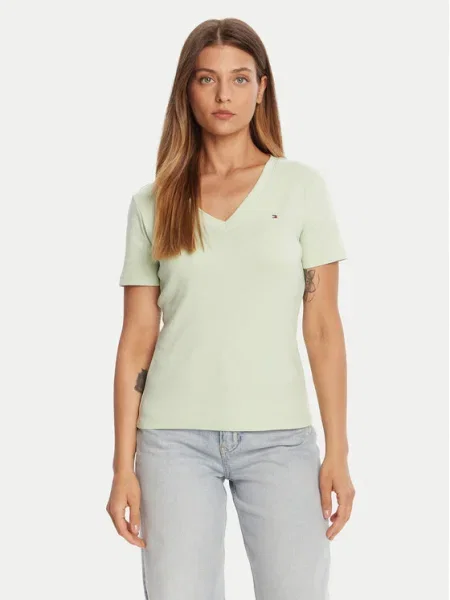 Tommy Hilfiger Póló New Cody zöld