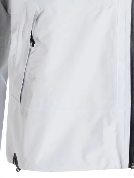 Geacă The North Face cu glugă gri