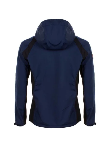 Geacă Peak Mountain softshell albastru
