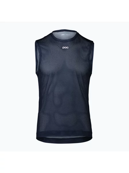 Cyklistické tílko tank top tričko POC Air Indoor Vest turmaline navy tmavě modré