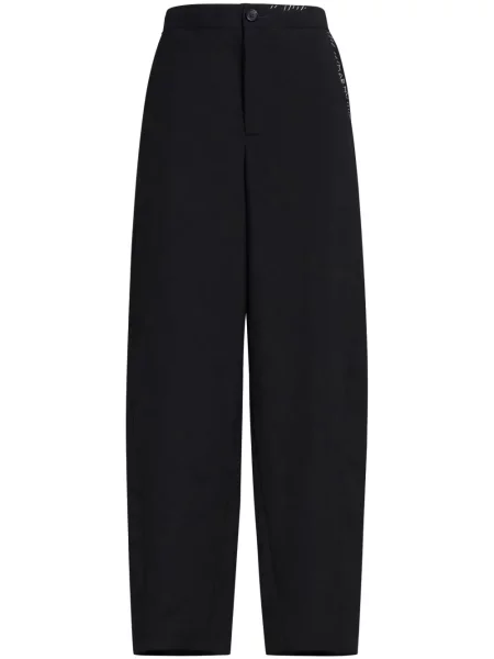 Pantaloni Marni cu broderie negru