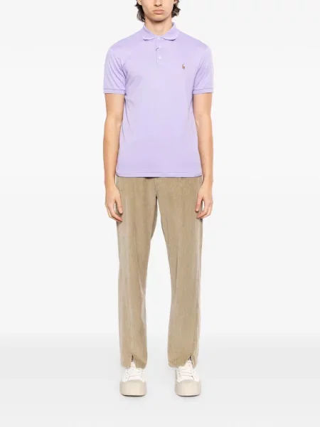Polo Polo Ralph Lauren με κέντημα μωβ
